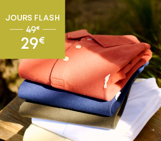 Polo homme promo