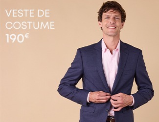 Veste de costume pour homme en laine