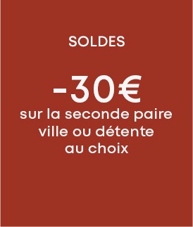 Offre spéciale de 30 € sur la seconde paire ville ou détente