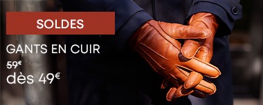 Gants en cuir pour homme