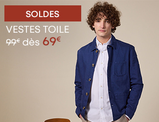 Homme en veste en toile bleue – dès 69€