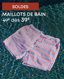 Maillot de bain rayé flottant sur l’eau – dès 39€