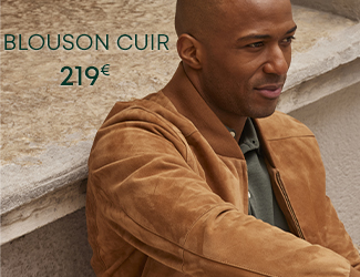 blouson cuir homme