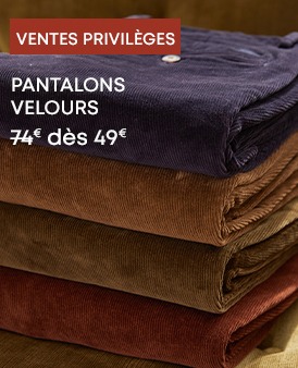 Pantalons en velours pour homme empilés, plusieurs couleurs