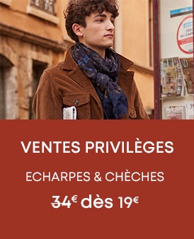 écharpes et chèches pour homme