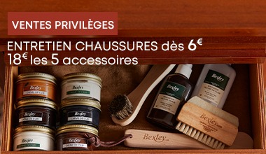 Produits d'entretien chaussures homme Bexley – Ventes Privilèges dès 6€