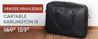 Cartable cuir homme Karlington III – Ventes Privilèges 149€