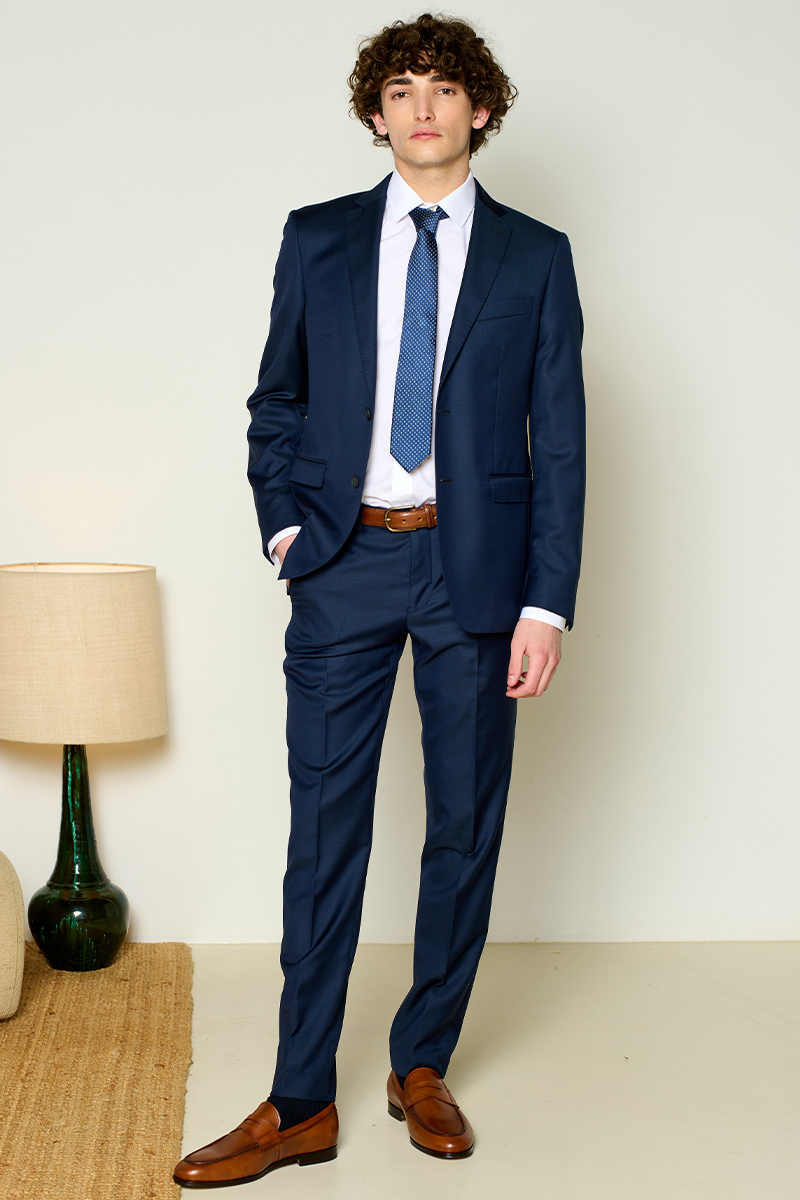 Costume Lazare Bleu pétrole vibrant et moderne.