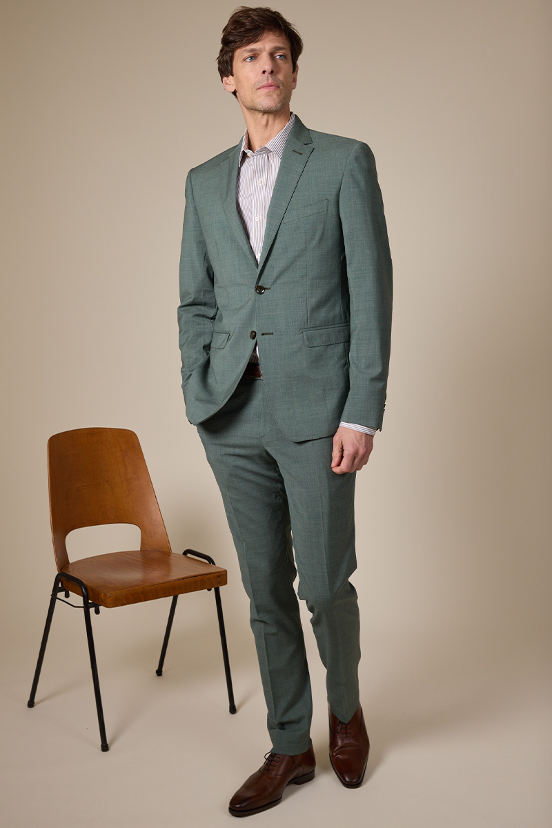 costume Lazare Vert Tilleul, fraîcheur et élégance.
