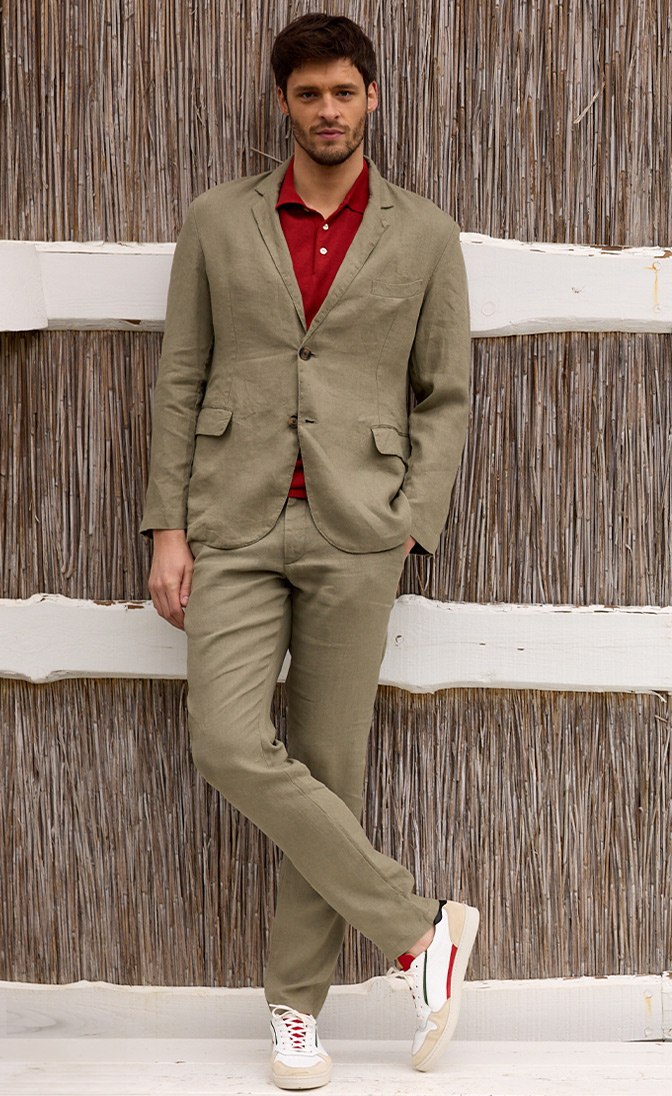 Costume en lin pour mariage