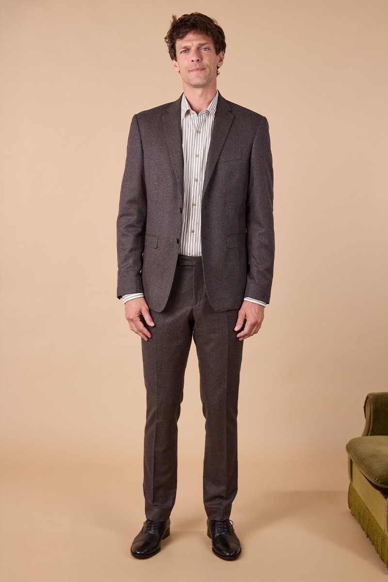 costume Lazare Chocolat Chiné