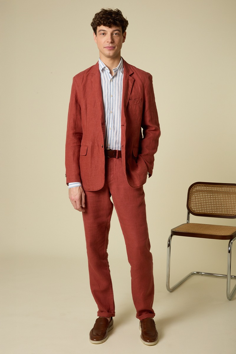 costume lin terracota