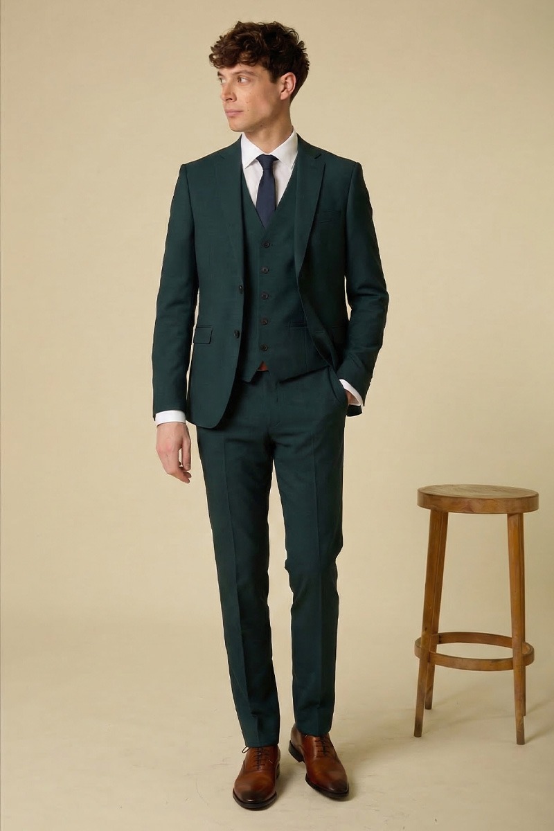 costume Lazare vert bouteille