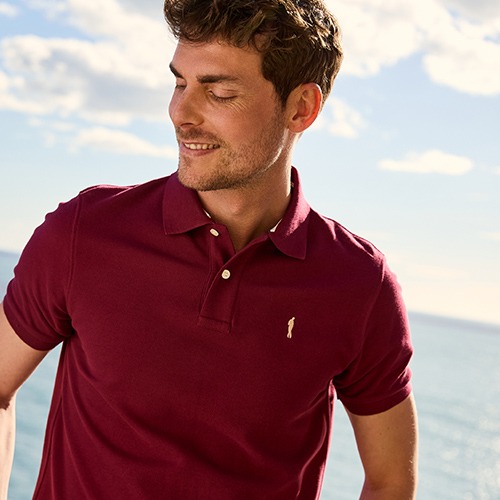 Polo coton homme