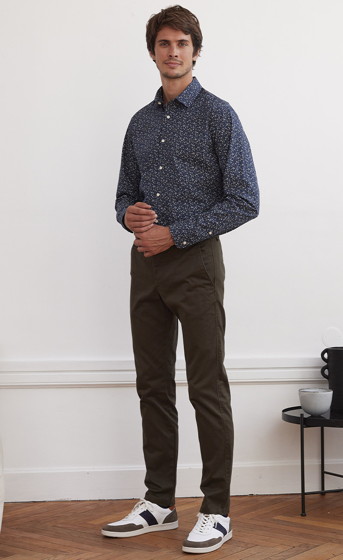 Chemise imprimée homme