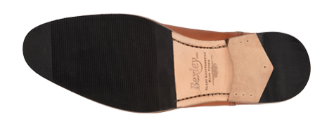 Semelles cuir avec patin intégré