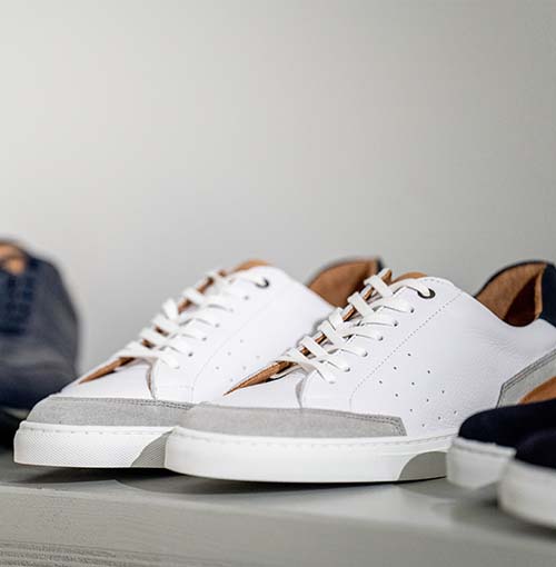 Blanchir baskets blanches