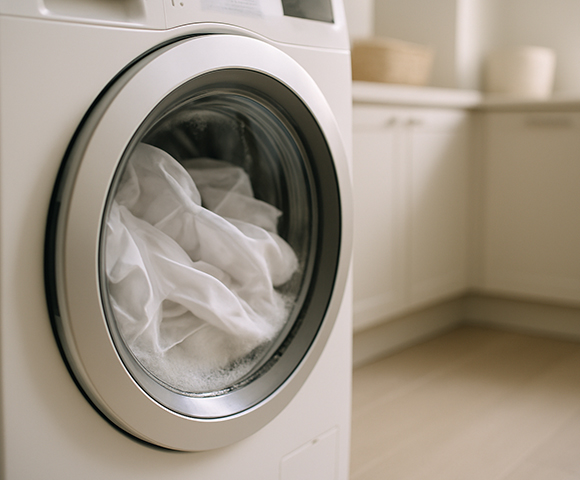 chemise au lave-linge