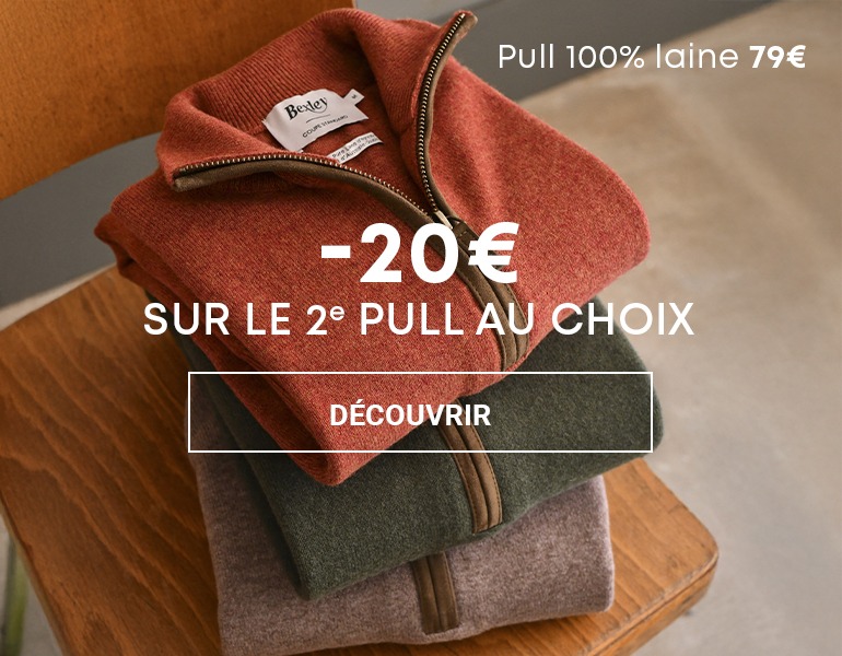 Pull laine homme