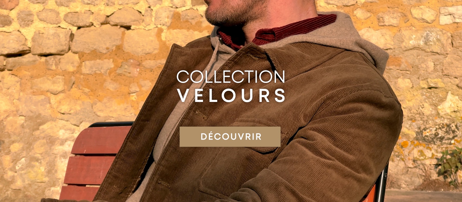 Collection homme en velours Bexley Automne-Hiver 2026