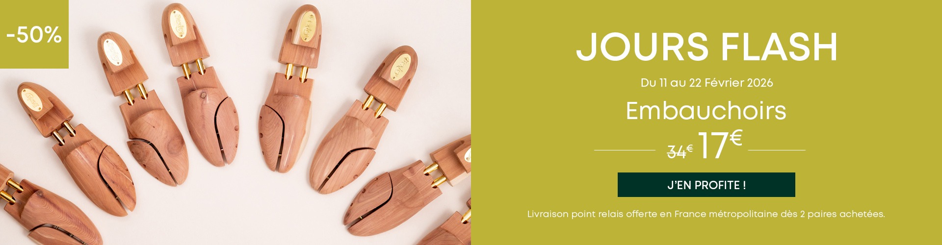 Embauchoirs en bois Bexley en promotion