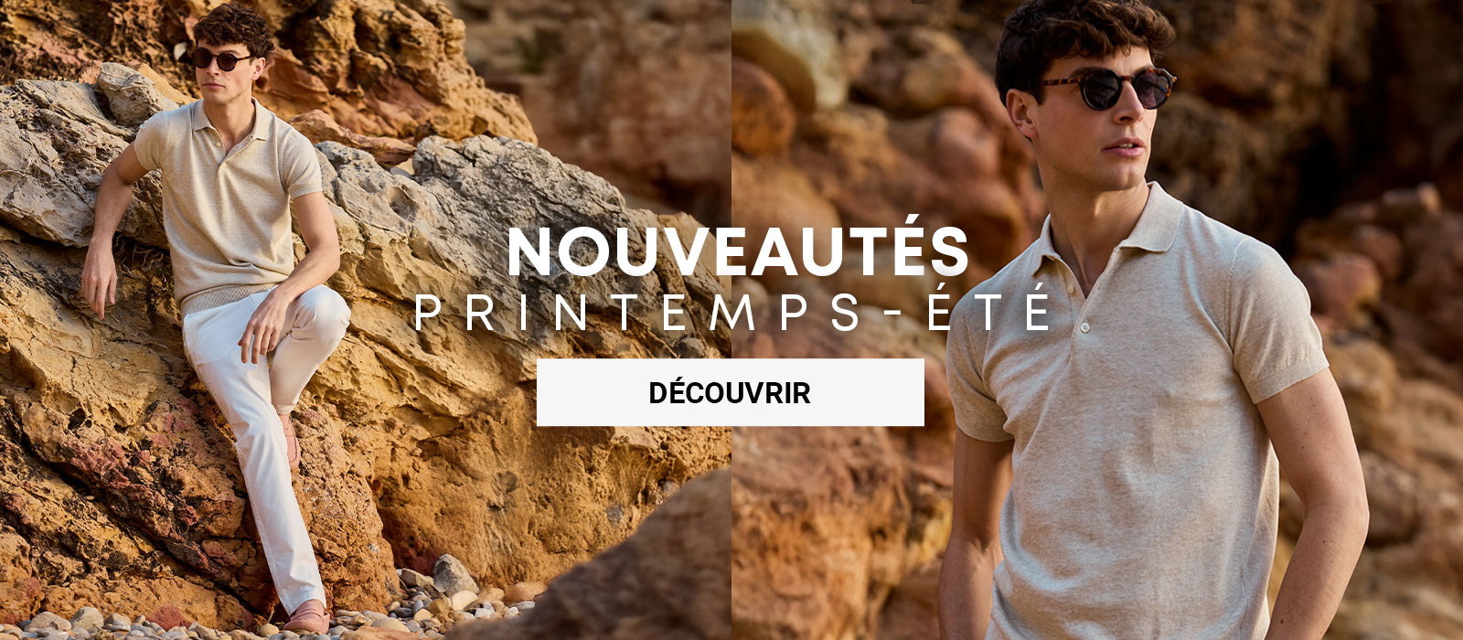 Nouveautés printemps été homme polo style casual chic