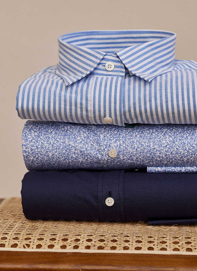 Chemises homme 100% coton