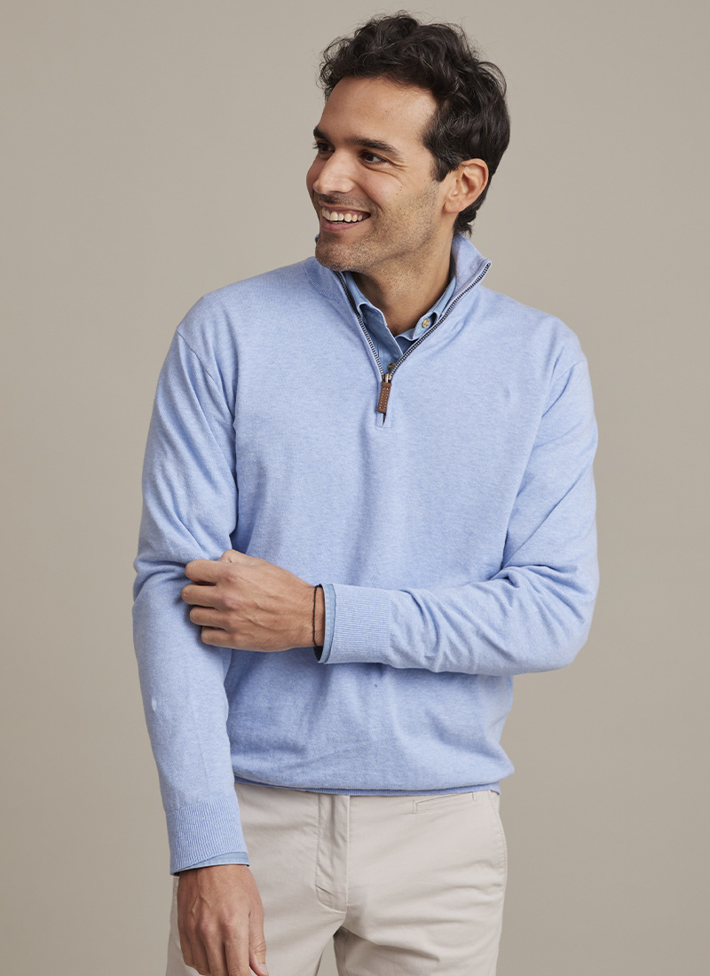 Pulls coton-cachemire homme