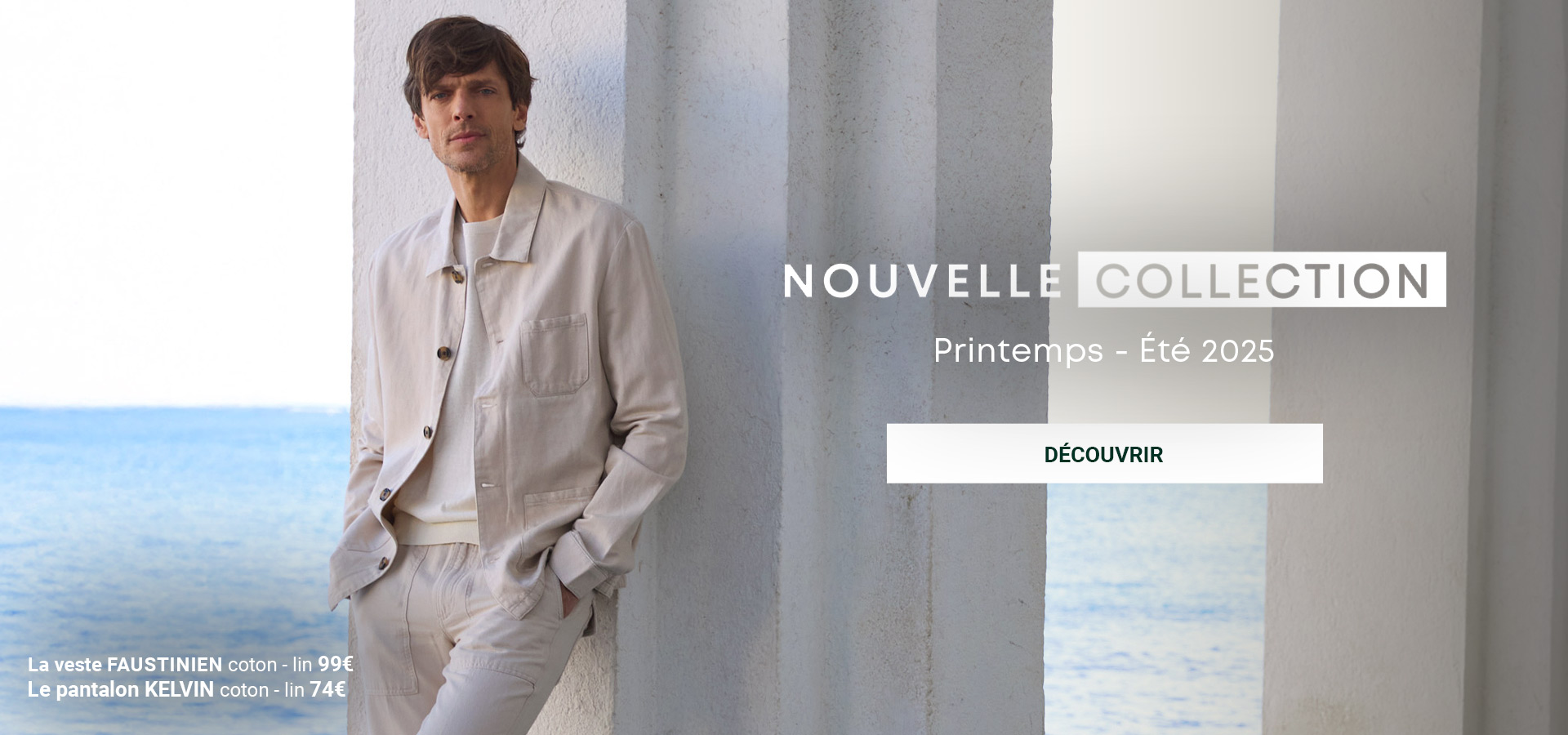 Nouvelle collection Bexley Printemps-Été 2025 – veste et pantalon en coton-lin
