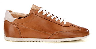 Baskets Blend Hommes En Cuir Vert - Taille 45 EU - Neuf Avec Emballage