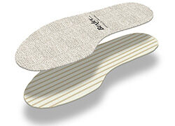 Cotton terry insole White