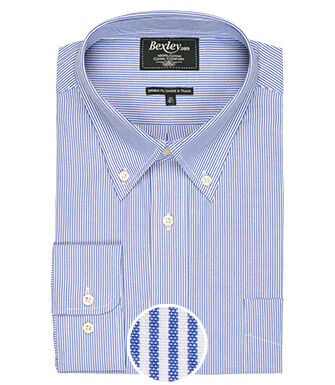 Melvin Light Blue and White