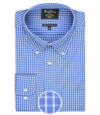 Travis Blue and White