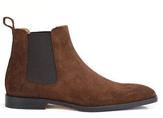 Bergen Patin Havana Suede