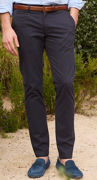 Pantalon chino homme Navy Foncé - KYRK