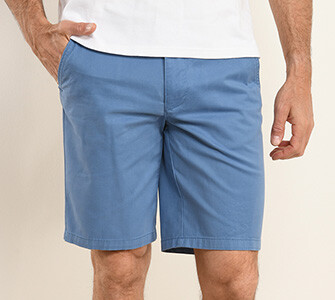 Bermuda chino homme Bleu Moyen - BARRY