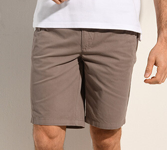 Bermuda chino homme Taupe - BARRICK
