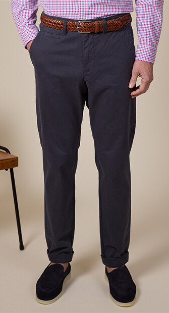 Pantalon chino pour homme Navy Foncé - JERRY II