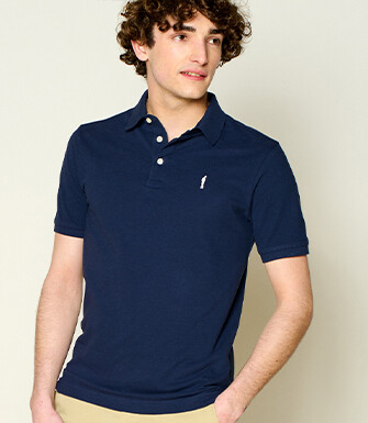 Polo homme Bleu Navy - ADGER