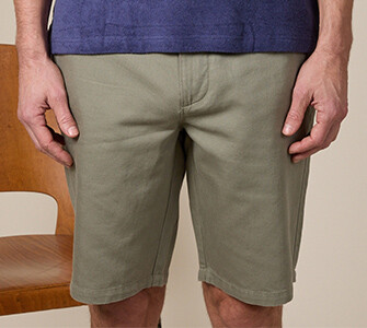 Bermuda homme Vert Amande - BRASEY