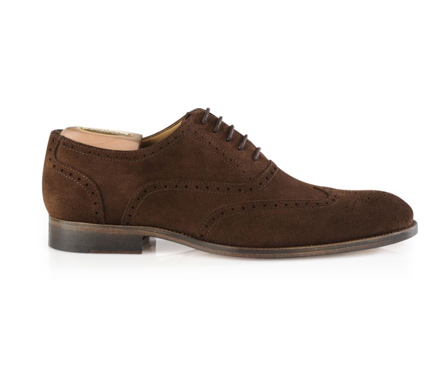 Suede men's dress shoes