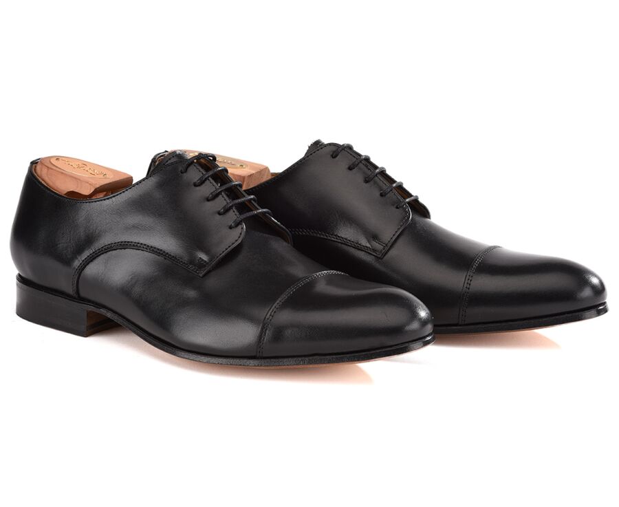 derbies homme noir cuir