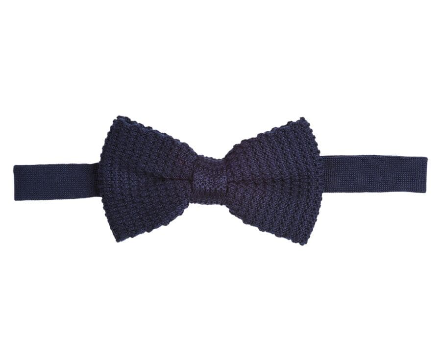 Woolen Bow Tie Navy Men's bow tie | Bexley