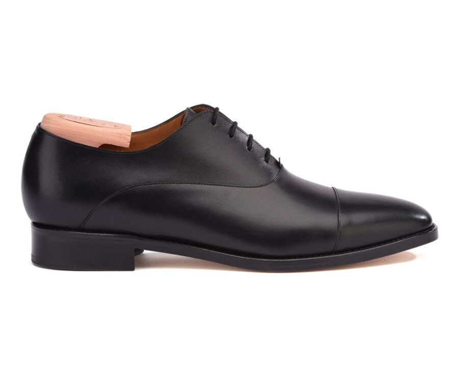 richelieu cuir noir