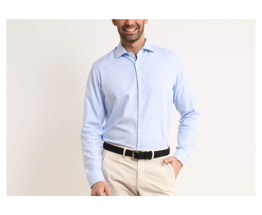Chemise bleue claire clearance