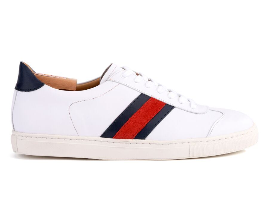 chaussure blanche cuir