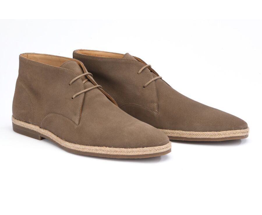 light brown suede chukka boots