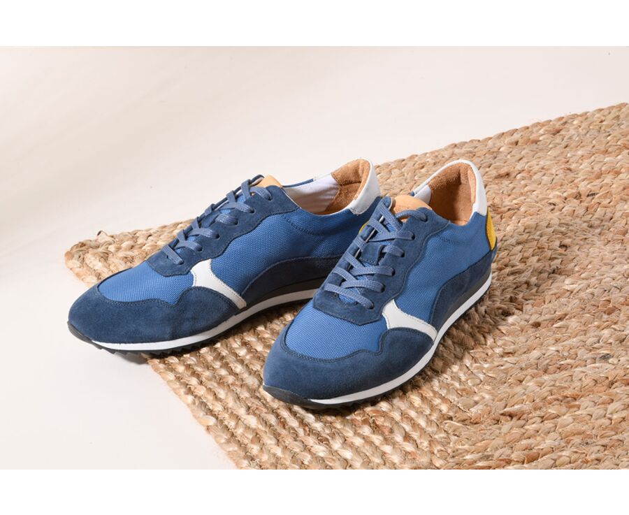 sneakers homme bleu