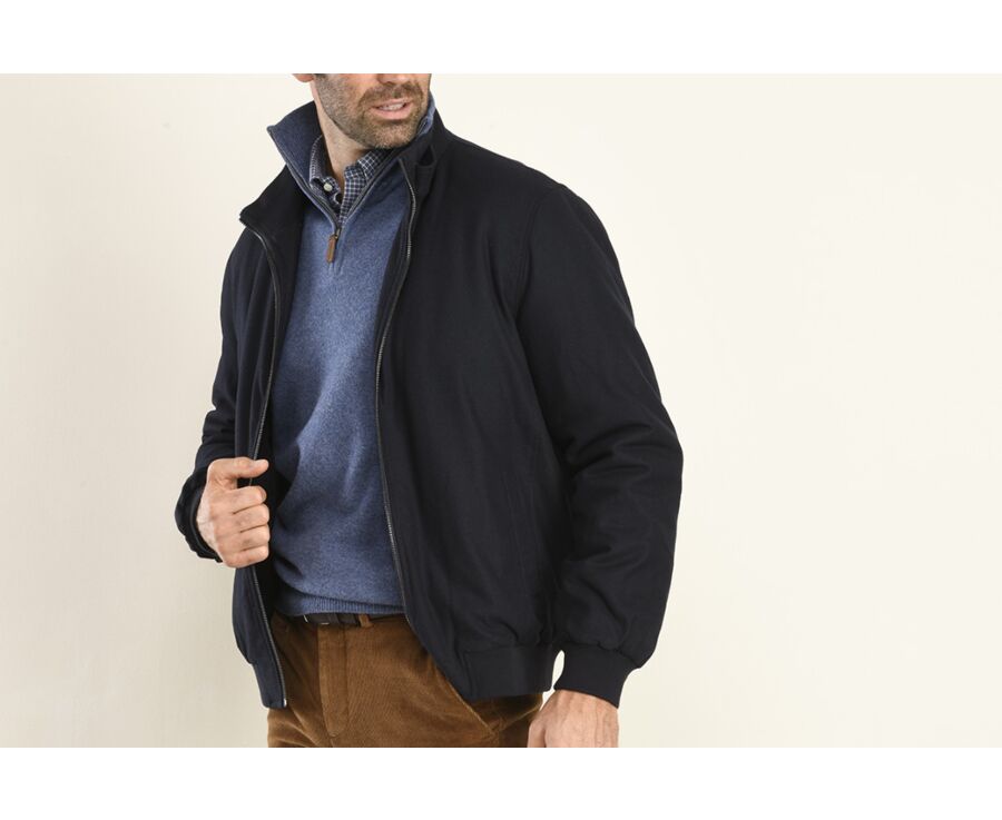 Blouson laine homme hiver Marine Corbyn | Bexley