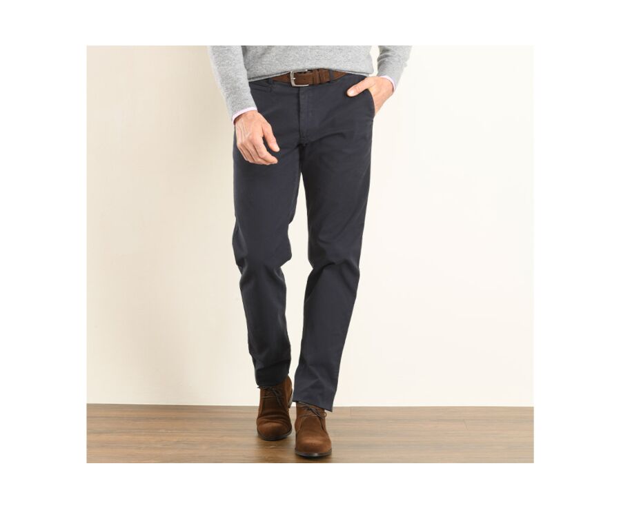 mens navy chino trousers